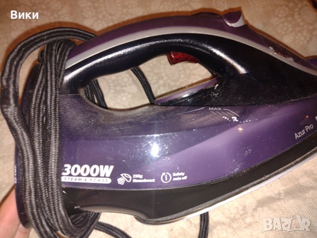 Ютия Philips Azur Pro GC4885/30, Плоча T-ionicGlide, 3000 W, 220 гр, Лилава/Черна, снимка 6 - Ютии - 41558819