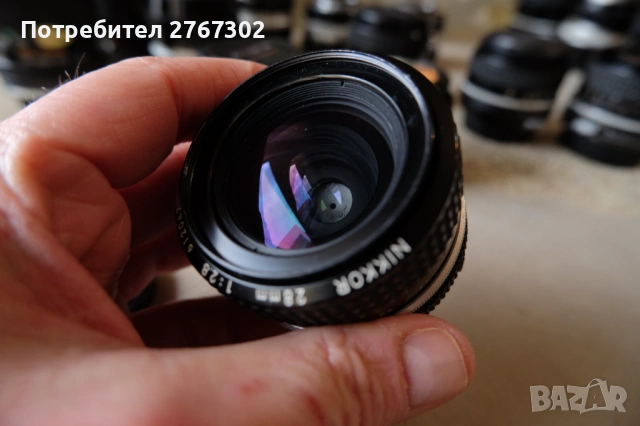 Nikon Nikkor AI-S 28MM F2.8 Lens. Nikon, снимка 8 - Обективи и филтри - 53595975