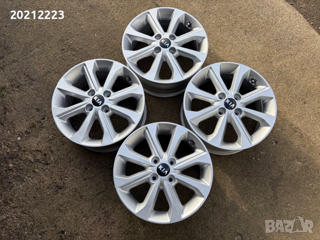 4 броя алуминиеви джанти за Kia Rio IV, 15, снимка 5 - Гуми и джанти - 52773463