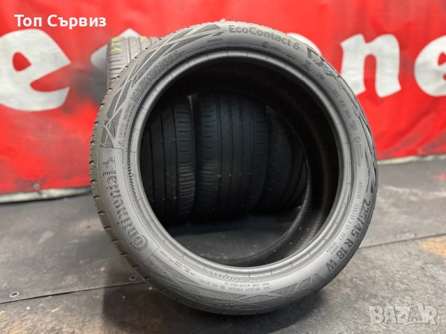 225 45 18, Летни гуми, Continental EcoContact6, 4 броя, снимка 5 - Гуми и джанти - 53621909