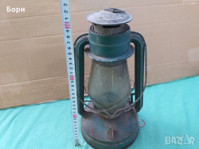 Стар газов фенер лампа, снимка 7 - Други ценни предмети - 34584745