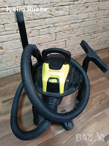 Прахосмукачка за Сухо и Мокро Почистване PARKSIDE 1300W 19.8L ИНОКС PWD 20 A1