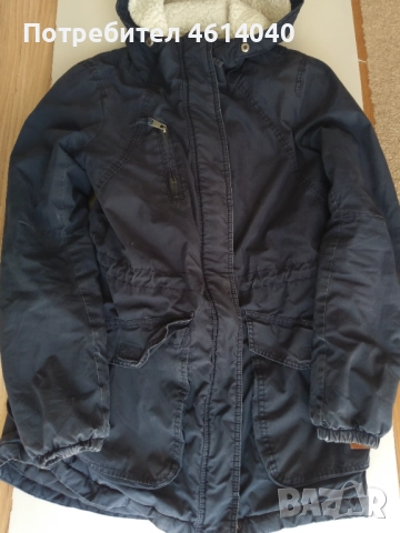 Яке с качулка ватирано топло размер М