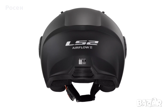 Каска с отворено лице LS2 OF616 AIRFLOW II SOLID MATT BLACK, снимка 2 - Аксесоари и консумативи - 52632176