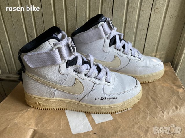 ''Nike Air Force 1 High Utility White Light Cream''оригинални маратонки 38.5 номер, снимка 8 - Маратонки - 41651741