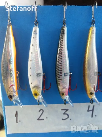 Воблери за риболов, различни видове, снимка 2 - Такъми - 49569123