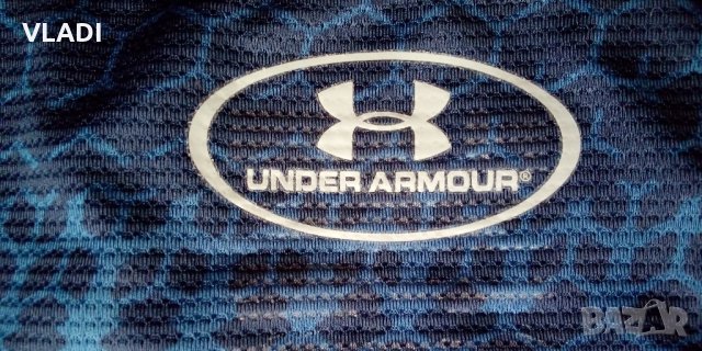 Тениска Under Armour-синя, снимка 2 - Тениски - 41907996