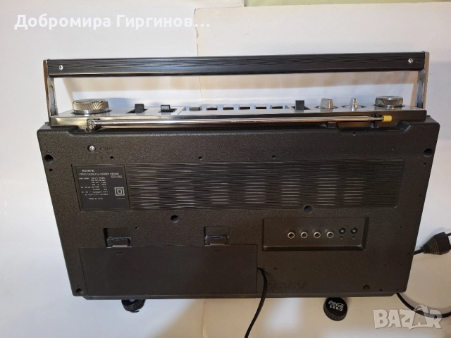 Радиокасетофон "SONY CFS-65S"., снимка 5 - Радиокасетофони, транзистори - 51453156