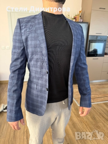 Мъжко Сако HUGO BOSS EU94-размер М, снимка 4 - Сака - 52934817