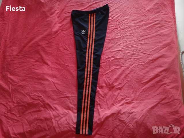 Оригинален тъмно син клин Adidas Originals Active Icon 3-Stripe Leggings, снимка 4 - Клинове - 40546482