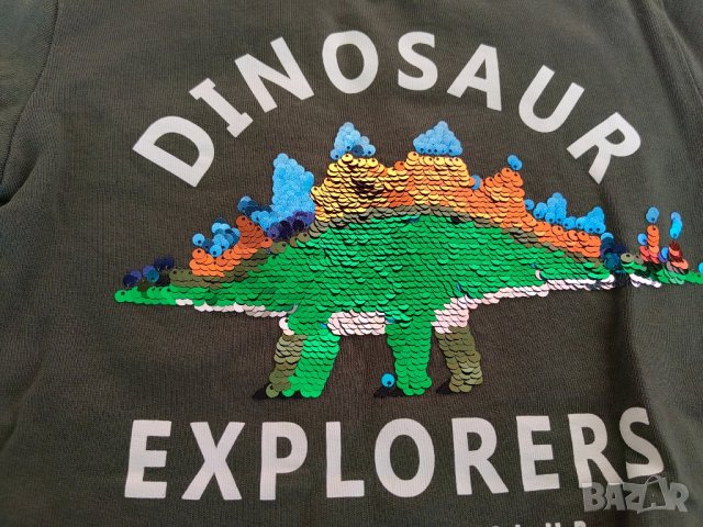 Детска блуз с динозавър 7-8 години, снимка 3 - Детски Блузи и туники - 41633303