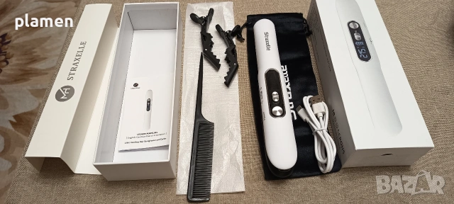 Без кабелна преса за коса STRAXELLE, снимка 5 - Преси за коса - 53143748