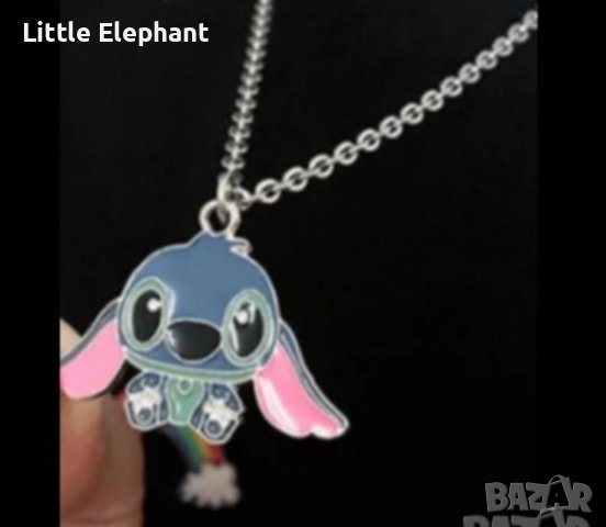 Sale Колие с ланче Стич,Cartoon,ново, снимка 1