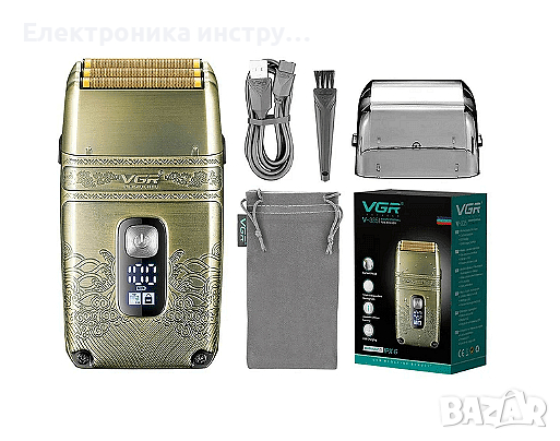 Машина за бръснене с бутално движение VGR, V-335, Водоустойчива