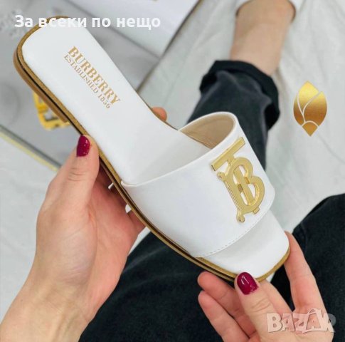 Дамски чехли Бърбъри/Burberry, снимка 3 - Чехли - 41064246