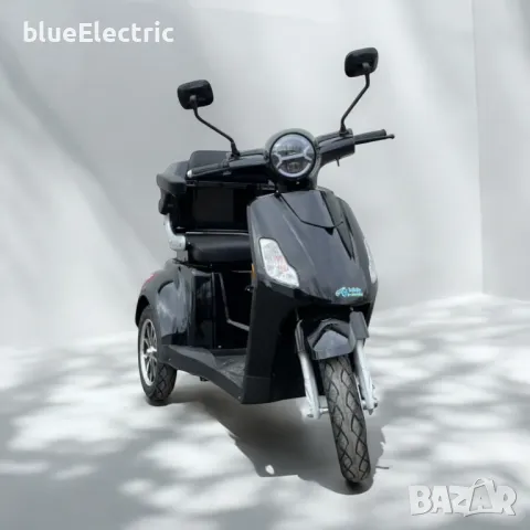 Електрическа Триколка blueElectric BM1-LUX 2000W | 60V | 24Ah | BLACK, снимка 2 - Мотоциклети и мототехника - 49745671