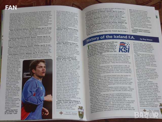 Северна Ирландия - Исландия оригинална футболна програма квалификация за Европейско първенство 2006, снимка 8 - Фен артикули - 36353592