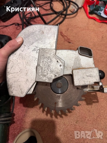 Eugen Lutz MH 55 – електрически циркуляр (ръчен), снимка 2 - Триони и циркуляри - 53726355