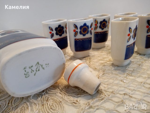 Сервиз за ракия , снимка 4 - Сервизи - 41419423