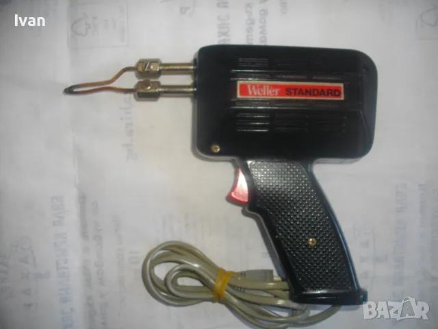 ОРИГИНАЛЕН WELLER НЕМСКИ ЕЛЕКТРИЧЕСКИ ИНДУКЦИОНЕН ПОЯЛНИК СТАРО КАЧЕСТВО 100 ВАТА БАКЕЛИТ КОРПУС , снимка 2 - Поялници и запояване - 48562850