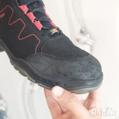 Предпазни работни обувки ELTEN GRANT Red Mid ESD S2 номер 45, снимка 17 - Други - 51893809