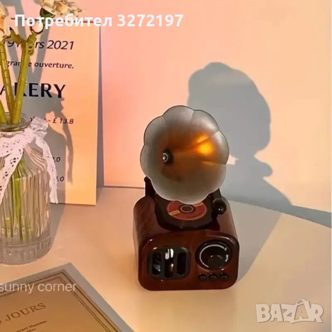 Музикална кутия, ретро фонограф , снимка 4 - Декорация за дома - 44838874