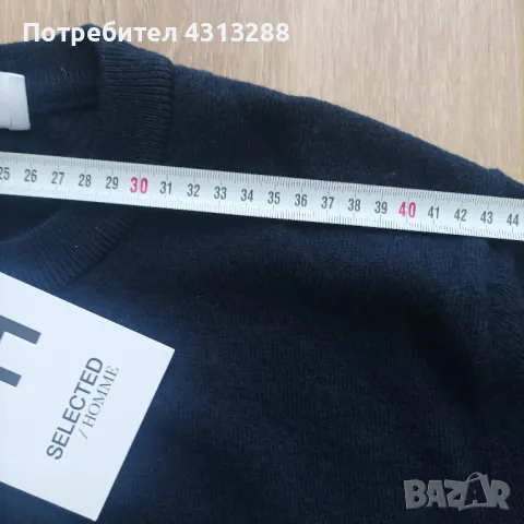 Selected Homme 100% Wool-вълна М размер, снимка 8 - Пуловери - 48233846