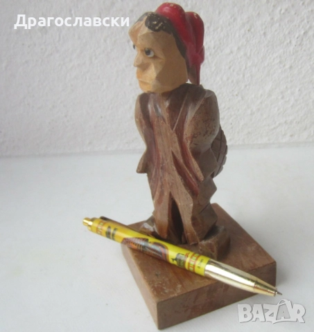 Дървена фигура, дърворезба, човек, дървен боздуган, снимка 10 - Статуетки - 51488414