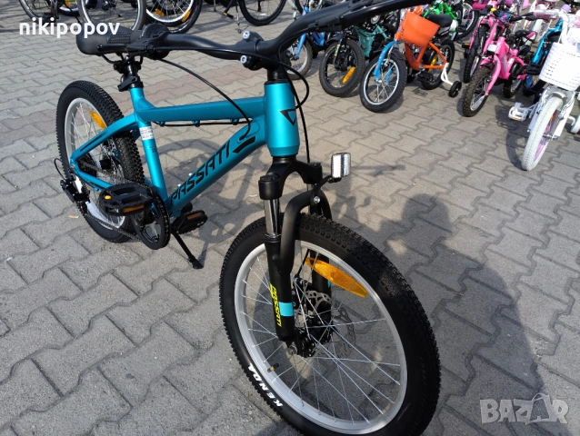 PASSATI Алуминиев велосипед 20" ALUMINIUM син, снимка 12 - Велосипеди - 53838810
