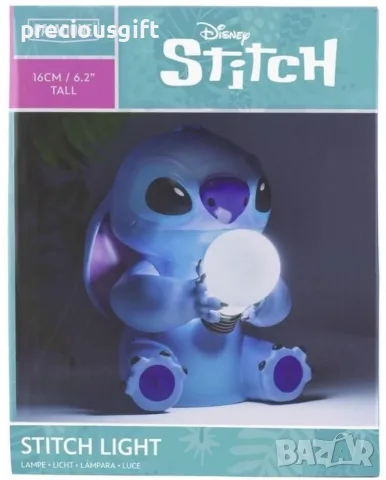 Детска нощна лампа Stitch, снимка 5 - Детски нощни лампи - 56058948