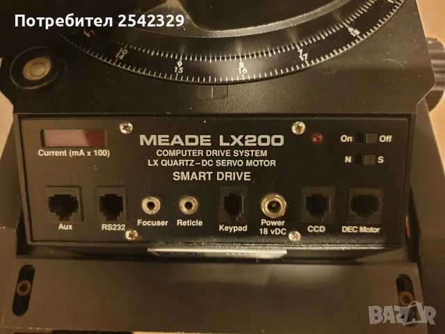 10" телескоп Meade LX200, снимка 2 - Друга електроника - 49266351