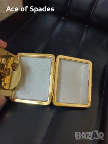 Немски Механичен Туристически Будилник EUROPA Работещ , снимка 7 - Антикварни и старинни предмети - 53110997