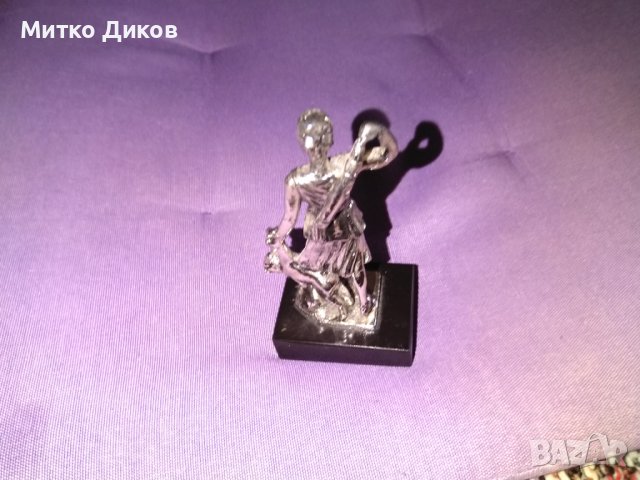 Артемис Диана Гръцко римска богиня метална фигура 200гр Н-100мм 50х25мм, снимка 6 - Антикварни и старинни предмети - 42272981