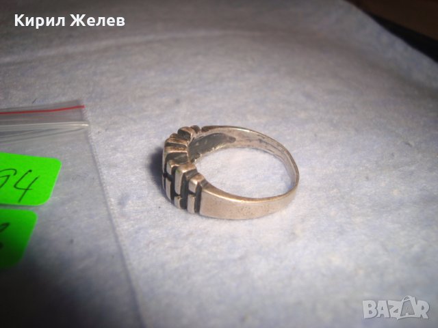 СТАР ОКСИДИРАН СРЕБЪРЕН НЕО-ГОТИЧЕСКИ СТИЛ ПРЪСТЕН МАЙСТОРСКА АРТ РАБОТА 25994, снимка 5 - Антикварни и старинни предмети - 35974545