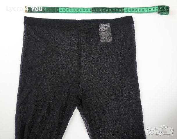 M/L VILA Clothes дамски черен тюлен клин с дантела на крачолите, снимка 12 - Клинове - 44341336