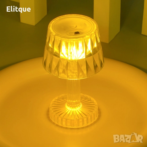 Мини LED нощна лампа с бутон за самозахранване на батерията, 8.5 см. НАЛИЧНА В ДВА ВАРИАНТА: С Трапе, снимка 5 - Други стоки за дома - 52820158