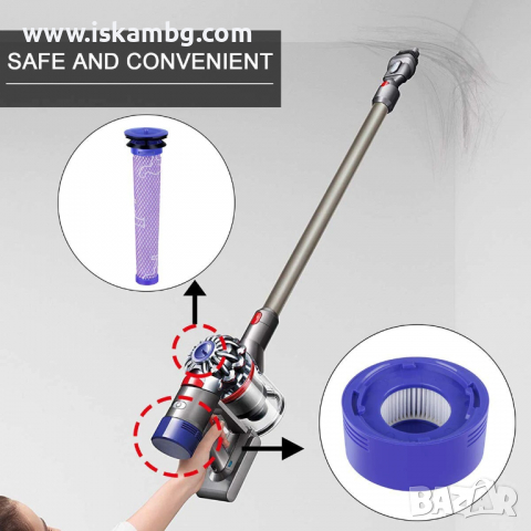 КОД 3655 - Филтри за прахосмукачка Dyson V6 V7 V8, снимка 2 - Други - 36322985