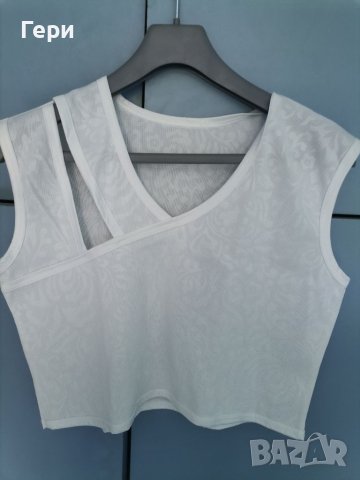 Интересен модел блузка, снимка 3 - Тениски - 41549647