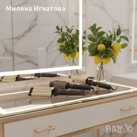 S&R Styling SD-691B – Мултифункционален комплект за оформяне на коса 4 в 1: изправя, навива