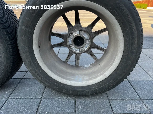 Оригинални джанти за Mercedes 16" 5x112 с гуми Michelin 205/55/16 за A, B, C-класа, снимка 12 - Гуми и джанти - 55838618