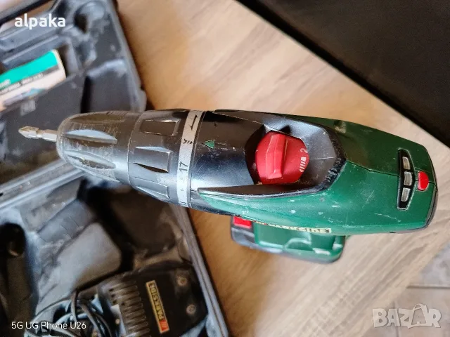 Акумулаторен винтоверт Parkside PABS 18 A1 (18V, 1500mAh) с куфар – Забележка, снимка 5 - Винтоверти - 56074249