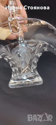 Малка кристална кошничка за декорация, снимка 9 - Декорация за дома - 48095798