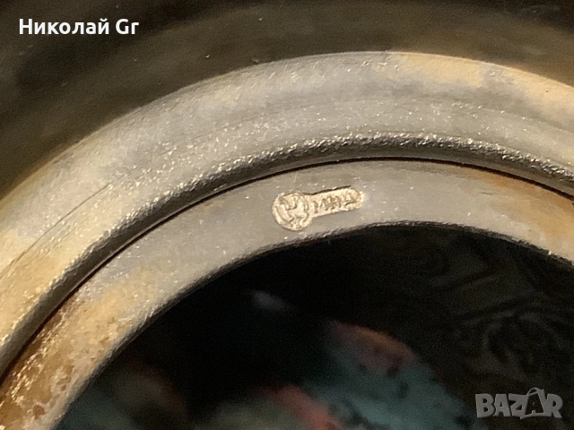 Подставка за чаши производство СССР мелихиор отличен състояние Пространство”цена за брой, снимка 4 - Антикварни и старинни предмети - 53456054