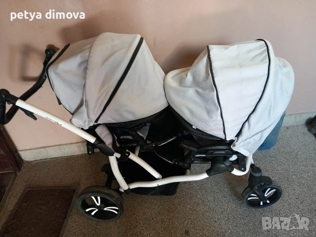 двойна количка, снимка 9 - Детски колички - 53793673