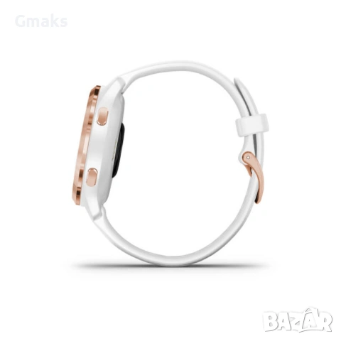 Часовник Smartwatch Garmin Venu 2S, Rose Gold/White, снимка 6 - Смарт гривни - 53096161