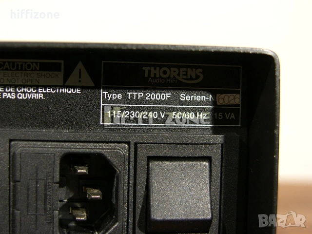 Комплект  Thorens ttp2000 / tta2000 , снимка 8 - Ресийвъри, усилватели, смесителни пултове - 53681673