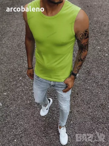 Мъжка тениска без ръкави, 4цвята , снимка 7 - Тениски - 49351069