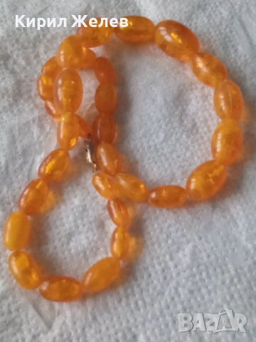 Колие от кехлибар 52712, снимка 4 - Колиета, медальони, синджири - 52866746