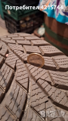 Зимни гуми Continental с метални джанги 80лв.брой, снимка 2 - Гуми и джанти - 52869286