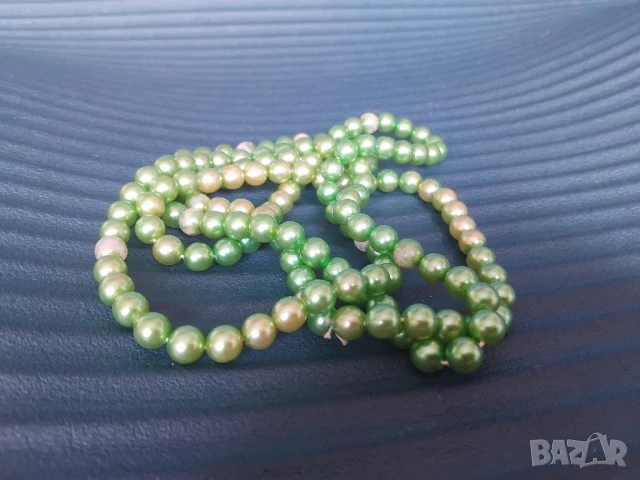 Перлен Дълъг Гердан, снимка 4 - Колиета, медальони, синджири - 51254480